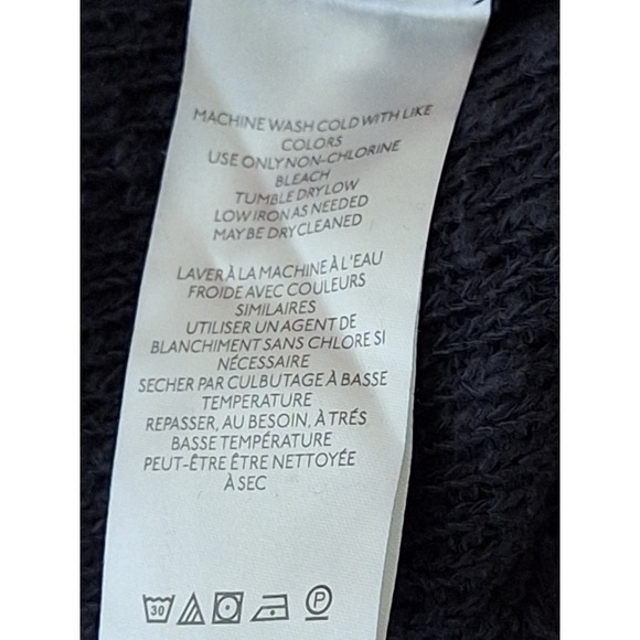 We The Free Gray Ribbed Knit Turtleneck Sweater Small Loose Fit Knitwear Comfy - Picture 9 of 10